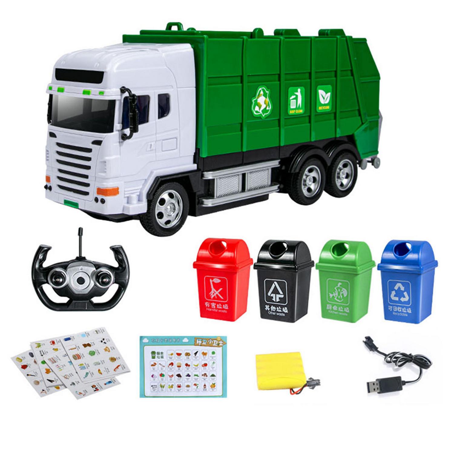 Remote Control Garbage Truck 2.4GHz Electric Environmental Protection