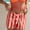 Red, variant on Sakmal Board Shorts Women Striped Brown Summer Beach Vacation Shorts with Pockets