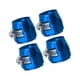 thumbnail image 5 of 4 abrazaderas para mangueras, accesorio profesional para tapa de extremo de manguera de línea de combustible Azul AN4, 5 of 9