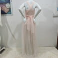 thumbnail image 4 of AOMPMSDX Womens Maternity Sleeveless Props Dress Photography Pregnants Maternity Dress Solid Tulle Princess Dress Rd2 XL, 4 of 5