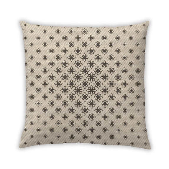 Ahgly Company Outdoor Square Contemporary Throw Pillow, 18 inch by 18 inch