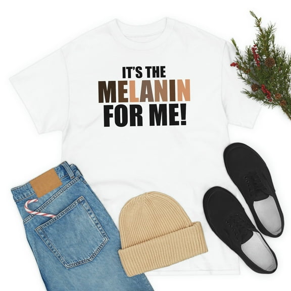 Melanin Tee, T-shirt, (Colors:Natural; Sizes:S;)