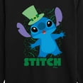 thumbnail image 3 of Disney Lilo & Stitch - St. Patrick's Day - Stitch & Clovers - Toddler & Youth Long Sleeve T-Shirt, 3 of 5