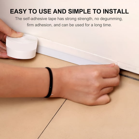 ICERUN Door Strip Seal Tape Window Weather Stripping Sweep Adhesive Soundproof Trim Cover Engine Windproof Stopper Gap Rubber