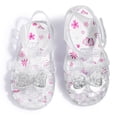 thumbnail image 5 of WAYUTE Girls Shoes Soft Sole Closed Toe Slide Princess Shoes for Toddlers and Kids Party Wedding Jelly Sandals Summer Outdoor, 5 of 7