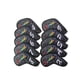 thumbnail image 3 of Club de golf Cubiertas Cubierta de cabeza de araña Accesorio Accesorio Anti-Agua PU Golfs Cabezales Protector en bolsa Paquete Reemplazo para Dominant Negro 10 Piezas Kearding OD003021-01B, 3 of 7