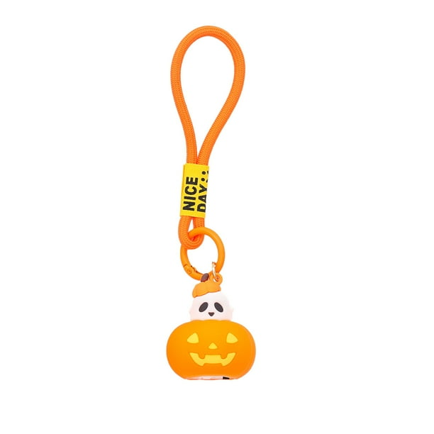 Llaveros para Mochilas Wansheng Llaveros Luminosos Colgante Linterna de Calabaza Wansheng Regalo Mochila Accesorio Colgante