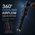 thumbnail image 2 of Berlaney 2-in-1 Airflow Styler, Flat Iron Hair Straightener and Curler with Cool Air, Black, 2 of 9