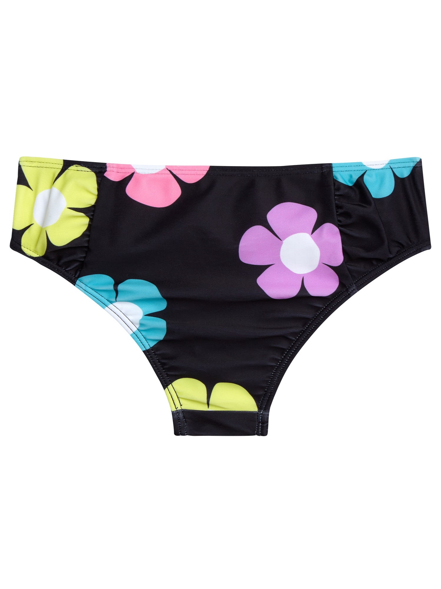 Jessica Simpson Toddler Girls’ Bikini and Rash Guard Swim Set with UV Protection, 3-Piece, Sizes 2T-4T