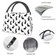 thumbnail image 4 of Fotbe Black Rabbit Bolsa Térmica Portátil con Estampado, Bolsa de Entrega de Alimentos Aislada, Bolsa Reutilizable de Gran Capacidad para Comidas y Supermercado, 4 of 6