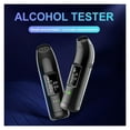thumbnail image 2 of Alcohol Tester High-precision Digital Display Rechargeable Breathalyzer Breath Analyzer Alcohol Detector USB Charging Test Tool ,Diversified and Thoughtful, 2 of 7