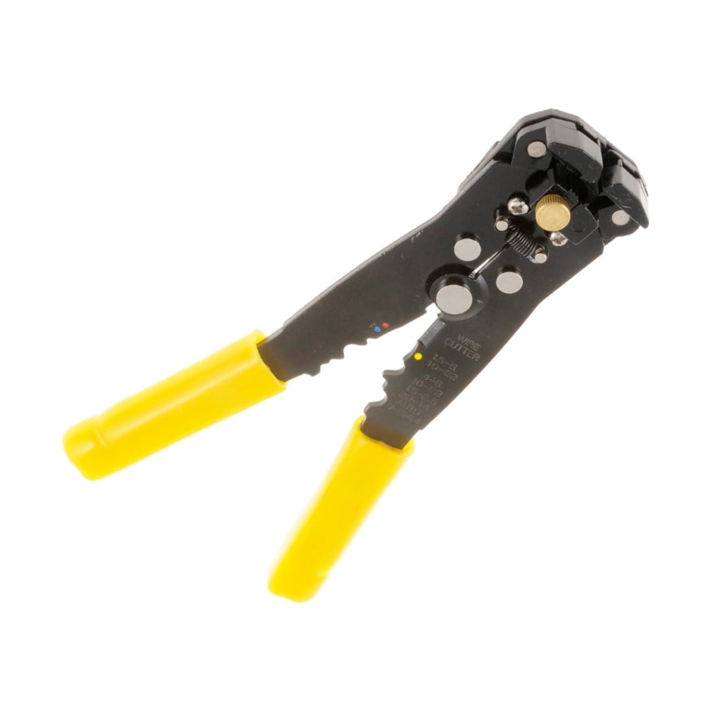 KarParts360 Wire Stripper | Metal Cable | Black and Yellow | Tool Electrical Accessory Type | Crimper Electrician Tool Type | Excluded Lockable