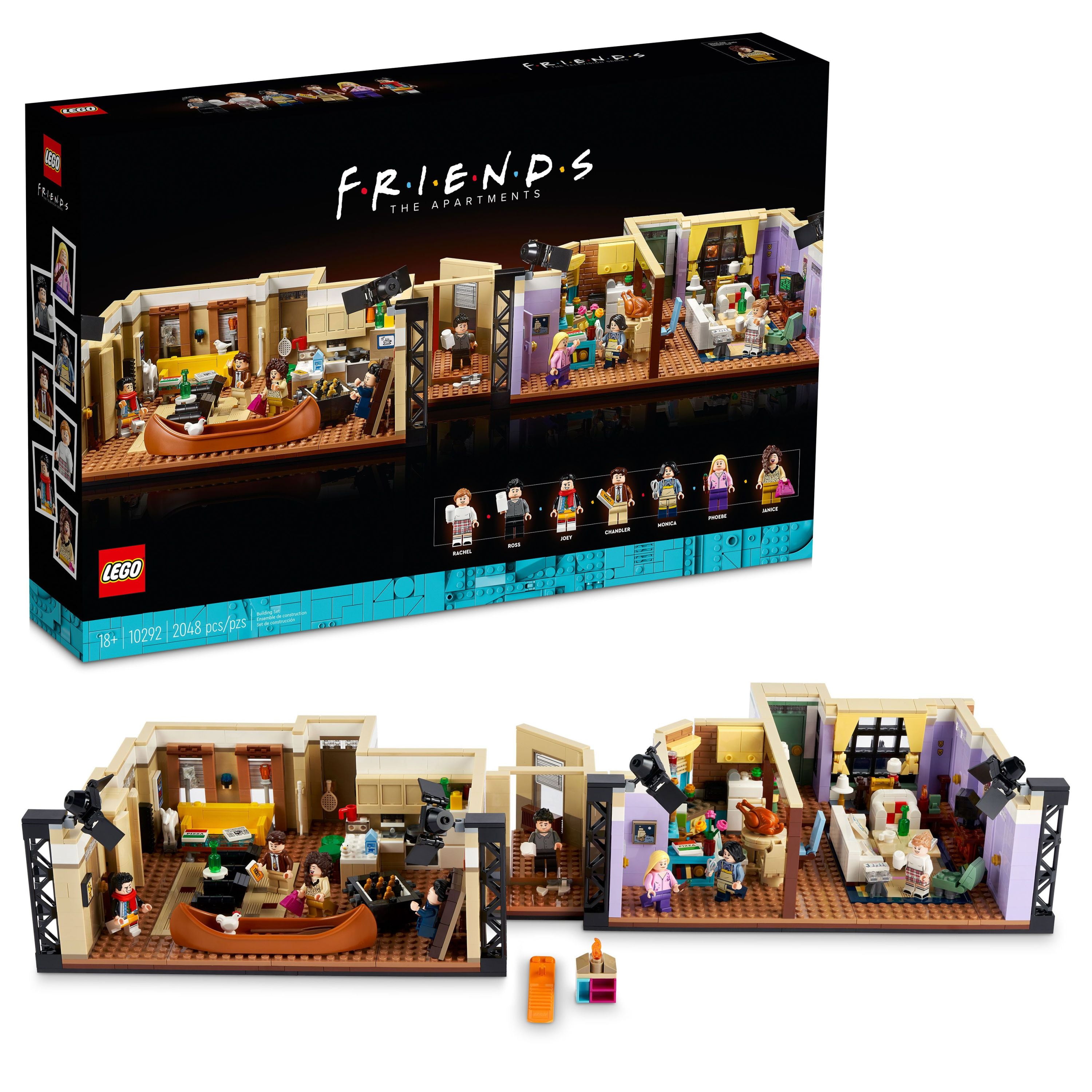 LEGO Icons The Friends Apartments 10292, TV Show Series Iconic Detailed ...