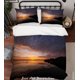 thumbnail image 3 of 3D Sunset Sky Beach Paisaje Funda de edredón Set Ropa de cama Set Funda nórdica, 3 of 3