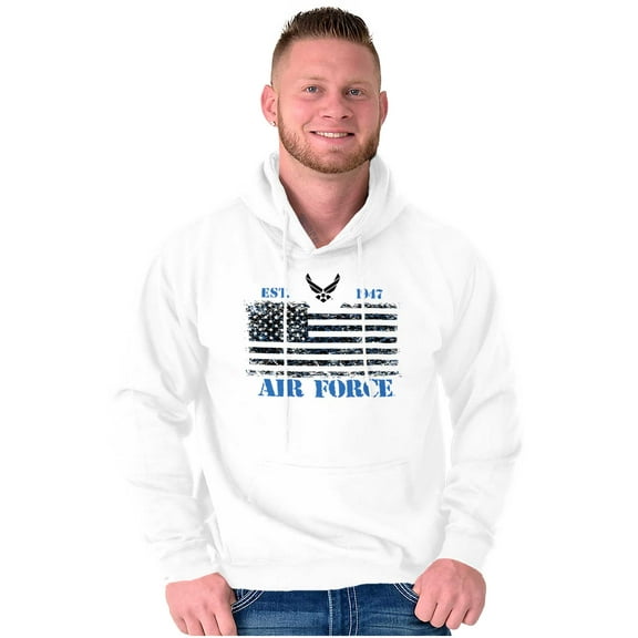 US Air Force United States Flag Hoodie Sweatshirt Women Men Brisco Brands M