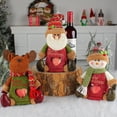 thumbnail image 3 of Yuarrent Lindo bolso de muñecas de Navidad regalos transparentes caramelo fruta dibujos animados muñeco de nieve forma contenedor Noel bolso niños Kits de decoración para fiestas Muñeco de nieve Yuarrent HA070786-02, 3 of 6