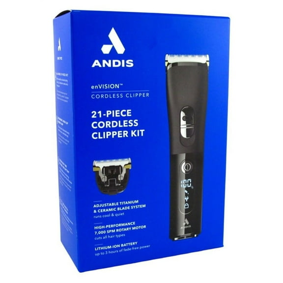 Andis Clipper Envision 21 Piece Cordless Kit, 1 Ea..