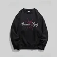 thumbnail image 3 of Sudaderas para hombres, ästhetischer Pullover, Herrenbekleidung, schwarzes Print-Top, Grafik, Spinne, ohne Kapuze, Streetwear, Herbst, Designer, locker, 3 of 4