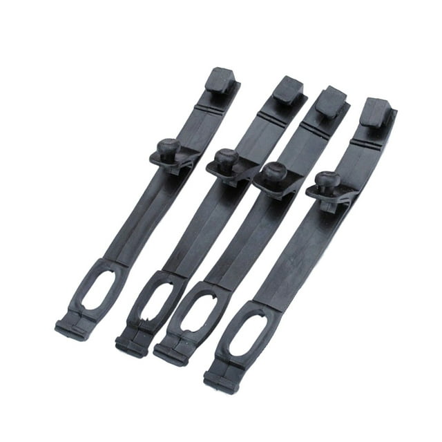 Riwesomey 4 unids/set de correas de goma ligeras y duraderas para una tira de goma de aplicación amplia fácil y práctica Bombillas para automóviles