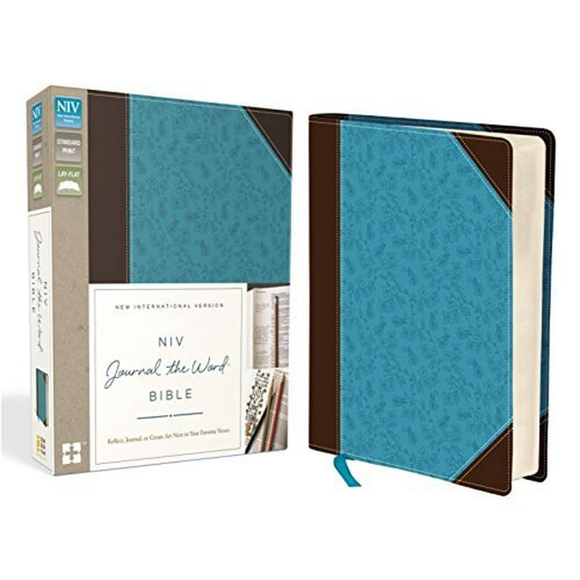 NIV Journal the Word Bible (Brown/Blue Imitation Leather)