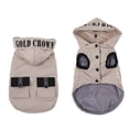 thumbnail image 5 of Dog Winter Warm Hoodie Jacket, Windproof Waterproof Dog Cold Weather Pet Apparel Clothes Vest with Pocket for Small Medium Large Dog, 5 of 9