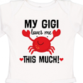 thumbnail image 4 of Inktastic My Gigi Loves Me Grandkids Boys or Girls Long Sleeve Baby Bodysuit, 4 of 5