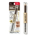 thumbnail image 3 of (4 pack) Revlon ColorStay Brow Fantasy, Eyebrow Pencil with Clear Shaping Gel, 004 Dark Brown, 3 of 14