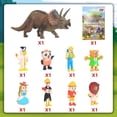 thumbnail image 5 of Set de juguetes de simulación de dinosaurio modelo animal con 8 muñecas para niños, 5 of 5