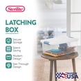 thumbnail image 3 of Sterilite Plastic 15 Quart Storage Box Container with Latching Lid, 48 Pack, 3 of 12