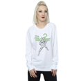 thumbnail image 2 of DC Comics Womens The Riddler Mono Action Pose Sweatshirt, 2 of 3