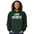 thumbnail image 5 of Dad Knows A lot Grandpa Everything Hoodie Hooded Sweatshirt Men Brisco Brands S, 5 of 6