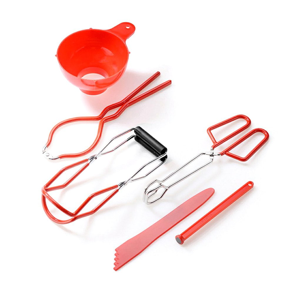 Canning Tool Kit Canning Jar Lifter With Grip Handle Stainless Steel