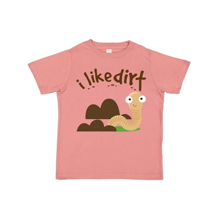 

Inktastic I Like Dirt Earthworm Gift Toddler Boy or Toddler Girl T-Shirt