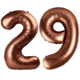 thumbnail image 1 of Balloon Kelfuoya Lámina de Mylar número 29, color marrón oscuro, 40 pulgadas, 1 of 7