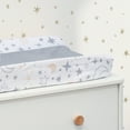 thumbnail image 4 of Lambs & Ivy Goodnight Moon White/Gray Changing Pad Cover - Moons/Stars, 4 of 5