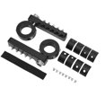 thumbnail image 1 of Highway Peg Mounting Kit, Rotatable Motorcycle Foot Board Wearproof CNC Aluminum Rustproof  For 22 25 28mm Engine Guard Bar, 1 of 8