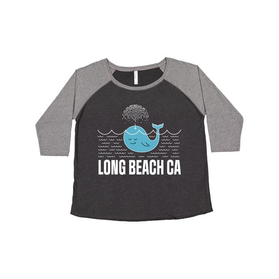 Inktastic Long Beach California Vacation Women's Plus Size T-Shirt