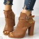 thumbnail image 1 of Sandalias de punta abierta transpirables de color puro a la moda, zapatillas ligeras, zapatos de mujer Wmkox8yii ytu11232, 1 of 5
