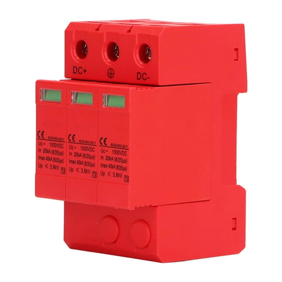 Photovoltaic Surge Protector, Photovoltaic Surge Protector 40KV Photovoltaic Surge Protective Device DC 1000V, Surge Protectors