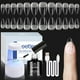 thumbnail image 1 of Kit de extensiones de uñas en gel con forma de almendra con forma de escarabajos, 504 unidades, con lámpara, 1 of 6