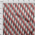 thumbnail image 2 of oneOone Silk Tabby Candy Red Fabric Argyle Check Fabric For Sewing Printed Craft Fabric By The Yard 42 Inch Wide, 2 of 4