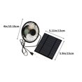 thumbnail image 3 of Clearance! Outdoor Portable 2.5W 5V Solar Panel Fan USB Solar Charging Power Supply With Fan Used To Charge Electronic Devices Such As Phones Tablets And Cameras Calf Stretch Box Deal ofthe Day19, 3 of 7