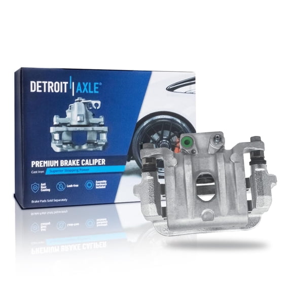 Detroit Axle - Rear Right Brake Caliper for Hyundai Santa Fe Sport XL Kia Sorento, Passenger Side Disc Brake Caliper w/ Bracket Replacement