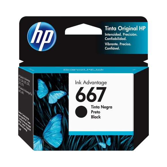 Cartucho de Tinta HP 667 Negro (3YM79AL)