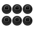 thumbnail image 1 of Parche circular LOOEEL con anillo en D 8 cm PVC acero inoxidable 6 unidades, 1 of 1