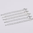 thumbnail image 4 of Youkk Bracelet Queue Lien Chaîne avec Fermoir Mode Bijoux Faire Résultats Bracelets Collier Rallonge Chaînes Argent, 4 of 6