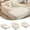 Beige, variant on CARZZI LIFE 60 Inch Oversized Chaise Lounge Chair Indoor, Corduroy Boneless Chaise with Armrests & Backrest /2 Pockets /3 Pillows, Lounge Sofa Bed for Adults Living Room (Black)