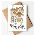 thumbnail image 1 of Hong Kong Style Local Visite Chine Cartes de Mariage Félicitations Enveloppes de Voeux, 1 of 3