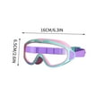 thumbnail image 3 of Kids Swimming Goggles Set - Waterproof and Anti-Fog Design, Kids Swimming Goggles - Waterproof & UV-Protective Large Frame Goggles, Adjustable Strap for Ages 6-14, High-Definition Vision, 3 of 4