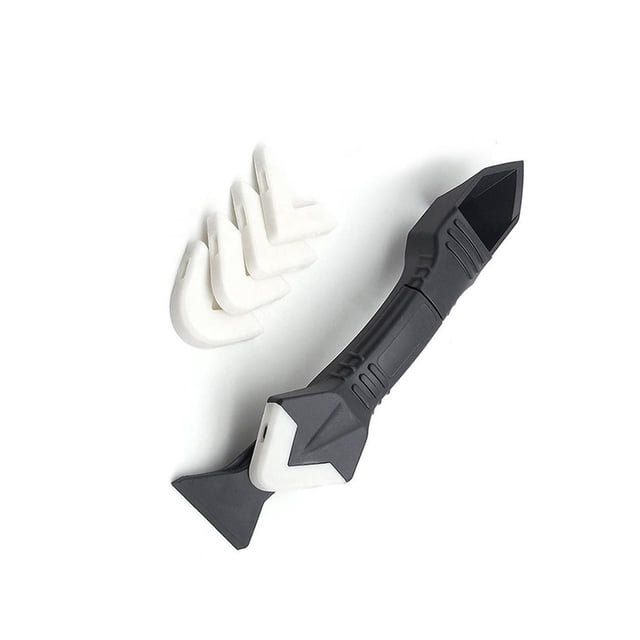 Inteprter Removedor de silicona 3 en 1, sellador de acabado de calafateo, raspador suave, Kit de lechada, herramientas, utensilios de cocina y accesorios Almacenamiento y organización del hogar Inteprter HA012778-00
